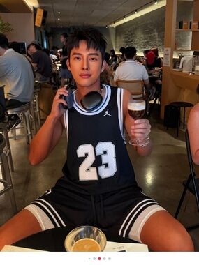 Jordan Black & White Basketball Jersey Tank Top - 23 Graphic